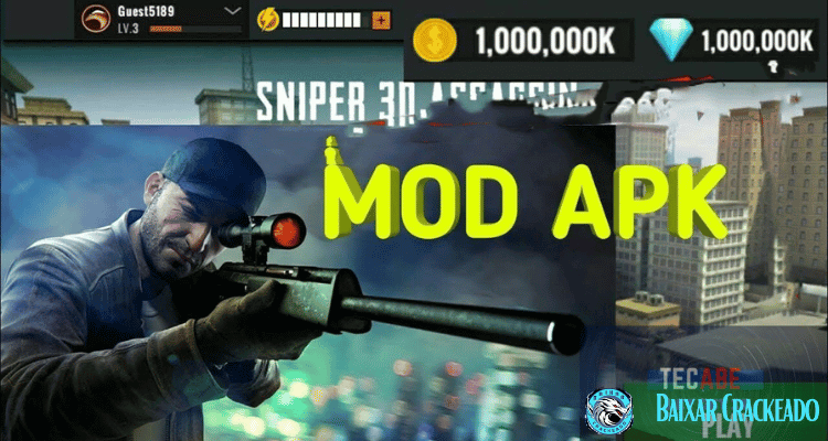 Sniper 3d Mod Apk Dinheiro E Diamante Infinito 2023