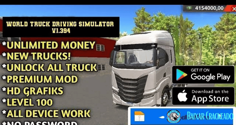 World Truck Driving Simulator Apk Mod Tudo Desbloqueado