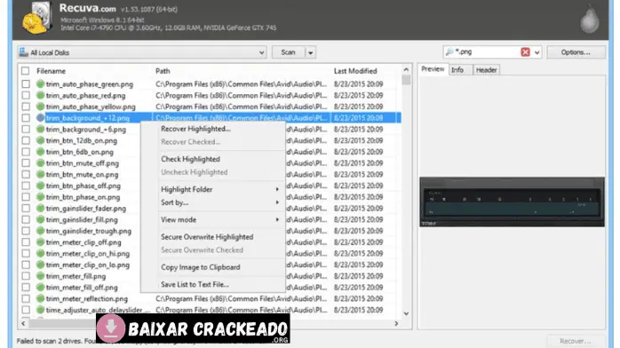 Recuva Crackeado Para PC Download Grátis Português PT-BR 2024